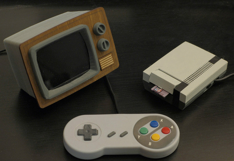八零后大叔用3D打印機DIY童年裝備-炫酷小霸王游戲機